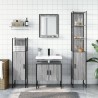 Ensemble d'armoires de salle de bain 4 pcs sonoma gris 