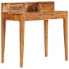 Bureau avec tiroirs Bois massif 88 x 50 x 90 cm 