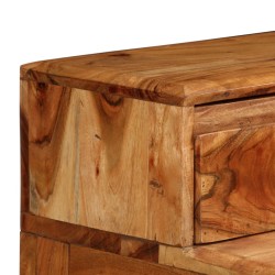 Bureau avec tiroirs Bois massif 88 x 50 x 90 cm 