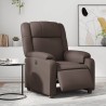 Fauteuil inclinable électrique Marron Similicuir 