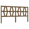 Tête de lit Marron miel 206x4x100 cm Bois massif de pin 