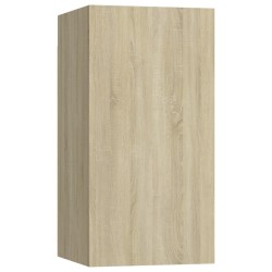 Ensemble de meubles TV 6 pcs Chêne sonoma Bois d'ingénierie 