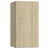 Ensemble de meubles TV 6 pcs Chêne sonoma Bois d'ingénierie 