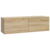 Ensemble de meubles TV 6 pcs Chêne sonoma Bois d'ingénierie 