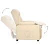 Fauteuil Crème Tissu 