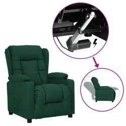 Fauteuil Vert foncé Tissu 