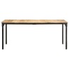 Table à manger 180x90x76 cm Bois de manguier brut 