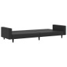 Ensemble de canapés 2 pcs noir similicuir 