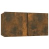 Ensemble de meubles TV 8 pcs Chêne fumé Bois d'ingénierie 