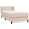 Sommier à lattes de lit avec matelas Cappuccino 80x200 cm 