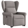 Fauteuil inclinable électrique taupe tissu 
