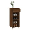 Armoire à chaussures Chêne marron 40x36x105cm Bois d'ingénierie 