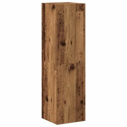 Meubles TV muraux 4 pcs vieux bois bois d'ingénierie 