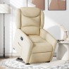 Fauteuil inclinable Crème Tissu 