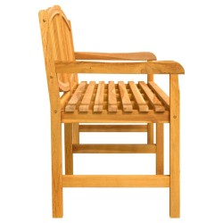 Banc de jardin 179,5x60x90 cm bois de teck solide 