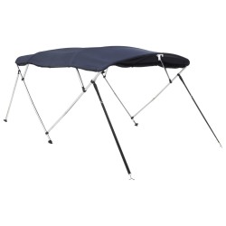 Toit bimini à 4 arceaux parois latérales 243x(230-244)x137 cm 