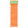 Abri à outils de jardin marron 120x53,5x170 cm bois massif pin 
