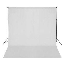 Toile de fond coton sans support blanc 300x300 cm  