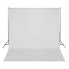 Toile de fond coton sans support blanc 300x300 cm  