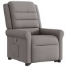 Fauteuil inclinable taupe tissu 