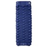 Matelas de camping autogonflant oreiller 1 personne bleu marine 