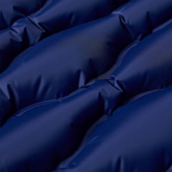 Matelas de camping autogonflant oreiller 1 personne bleu marine 
