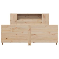 Cadre de lit sans matelas 120x200 cm bois de pin massif 