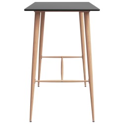 Ensemble de bar 3 pcs Noir 