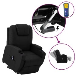 Fauteuil Noir Similicuir 