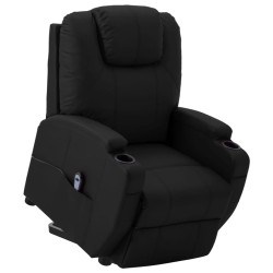 Fauteuil Noir Similicuir 