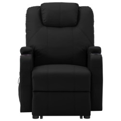 Fauteuil Noir Similicuir 