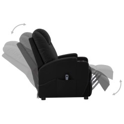 Fauteuil Noir Similicuir 