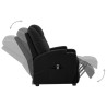 Fauteuil Noir Similicuir 