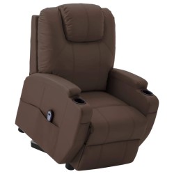 Fauteuil Marron Similicuir 