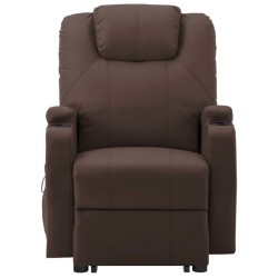 Fauteuil Marron Similicuir 