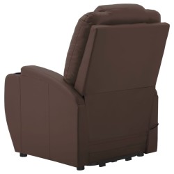 Fauteuil Marron Similicuir 