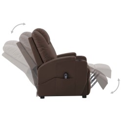 Fauteuil Marron Similicuir 