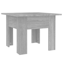 Table basse Sonoma gris 55x55x42 cm bois d'ingénierie 