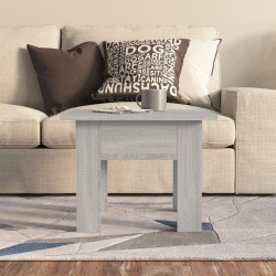 Table basse Sonoma gris 55x55x42 cm bois d'ingénierie 