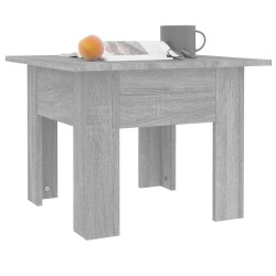 Table basse Sonoma gris 55x55x42 cm bois d'ingénierie 