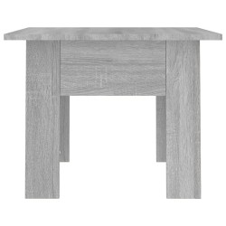 Table basse Sonoma gris 55x55x42 cm bois d'ingénierie 