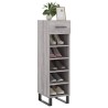 Meuble à chaussures sonoma gris 30x35x105 cm bois d'ingénierie 