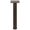 Pieds de table basse 4 pièces Acier naturel 42-44 cm Acier 