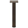 Pieds de table basse 4 pièces Acier naturel 42-44 cm Acier 