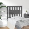 Tête de lit Gris 80,5x4x100 cm Bois massif de pin 