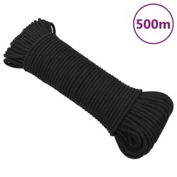 Corde de bateau Noir complet 5 mm 500 m Polypropylène 