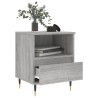Table de chevet sonoma gris 40x35x50 cm bois d’ingénierie 