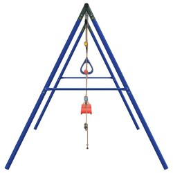 Jeu de balançoire extérieur avec balançoires trapèze et échelle 