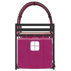 Lit superposé sans matelas 90x190 cm bois de pin massif 