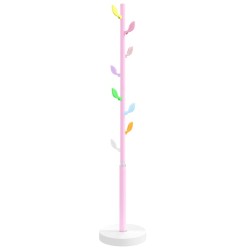 Porte-manteau rose 172 cm fer enduit de poudre 